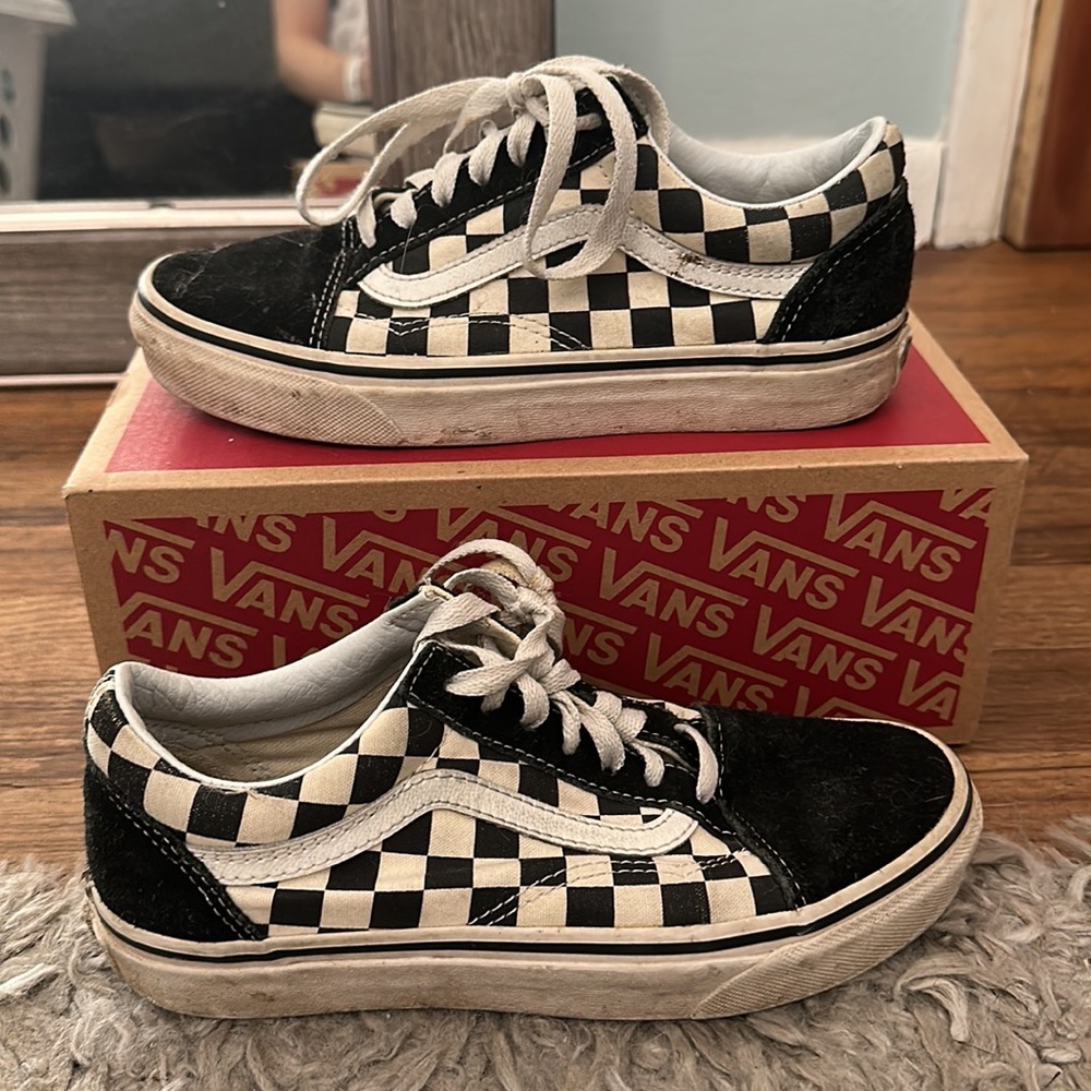 Checkered Vans